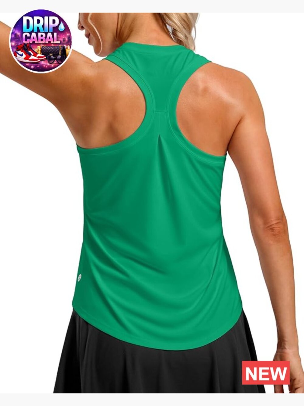 Racerback Athletic Tank Tops Loose Fit Sleeveless Running Gym Yoga Tops